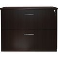 Safco Safco® Medina Series 2 Drawer Lateral File Mocha MVLFLDC